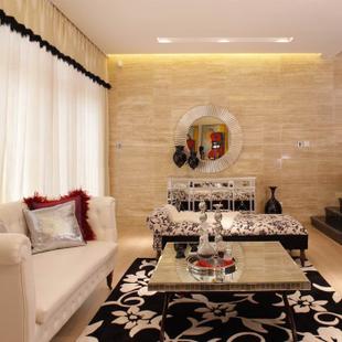 巨石设计美式奢华餐厅卧室家装室内设计室内装饰装修效果图施工图